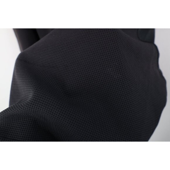 Vintage Nike Mens 2XL Travis Scott Mini Swoosh Sun Faded Thermal Knit Polo Black - Picture 10 of 15